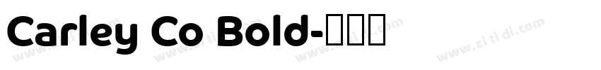 Carley Co Bold字体转换